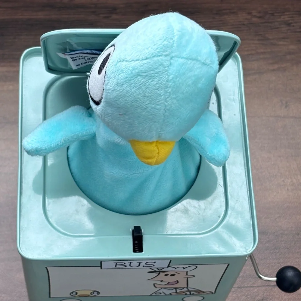 JACK IN THE BUS Jack In The Bus PIDGEON Musical Pop Up Toy Mo Willems Wheels Bus
